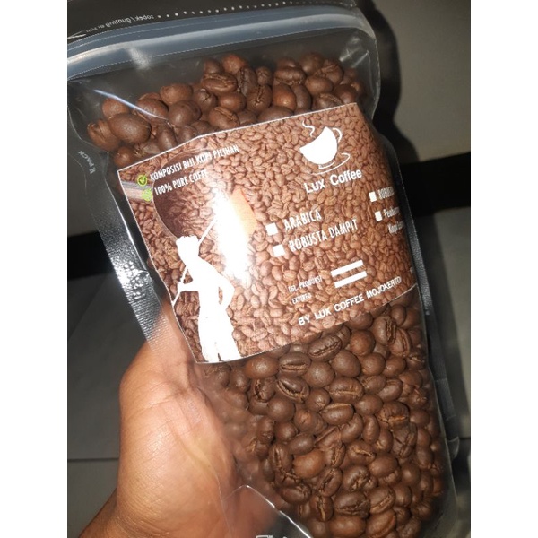

☕LUX COFFE☕KOPI LANANG/PEABERRY PETIK MERAH 250 GRAM