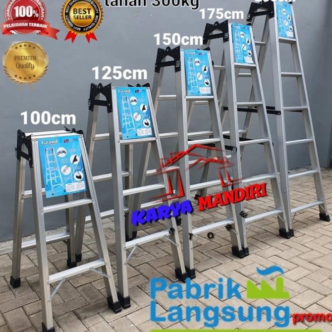 BARU PROMO - TANGGA LIPAT TANGGA ALUMINIUM TANGGA LIPAT JUMBO 1 M 1 25 FDD656ES5