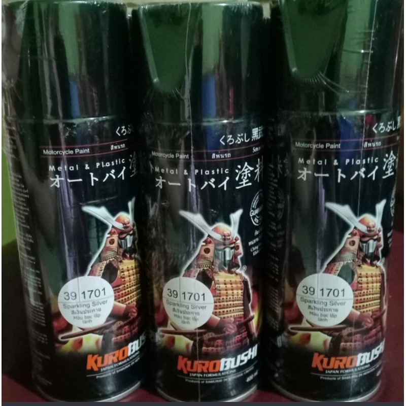 Pilok Pilox Samurai Paint Kurobushi Sparkling Silver / Silver Metalik (1701**) 400ml