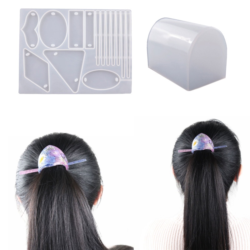 Siy Cetakan Resin Bahan Silikon Untuk Dekorasi Jepit Rambut Wanita