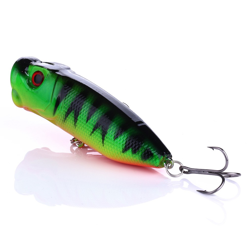 HENGJIA 5PCS 6.5CM/12G Floating Fishing Lure Topwater Popper Bait Wobbler Swimbait Hard Bait Ikan Kecil