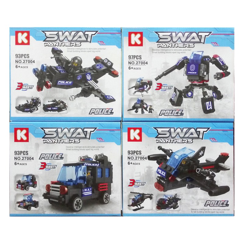 Lego set SWAT Panther - set isi 4 pcs - 27004