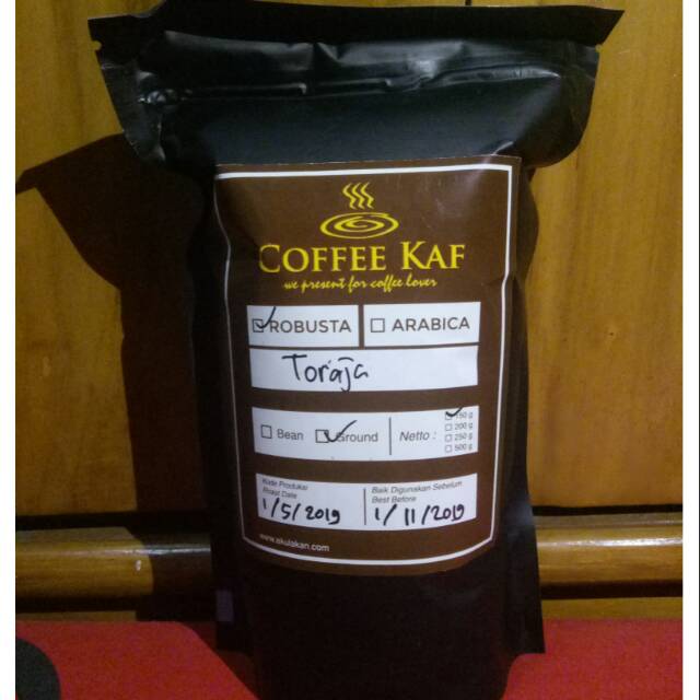 

Kopi toraja giling tanpa gula