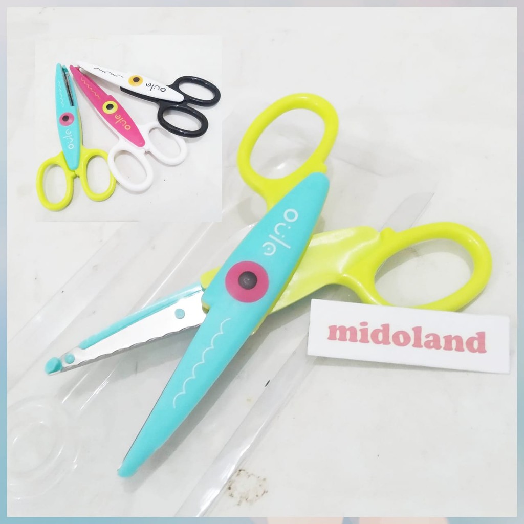 

Gunting Zigzag zig zag art diy kerajinan tangan tidak rata gelombang midoland