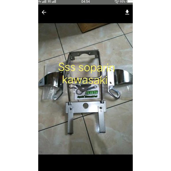 Braket Dan Kuping Lampu Ninja R Lampu Bulat