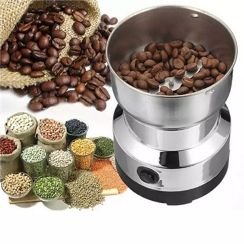 Grinder Kopi Penggiling Kopi Listrik Elektrik Blender Bumbu Penggiling Multifungsi 150W