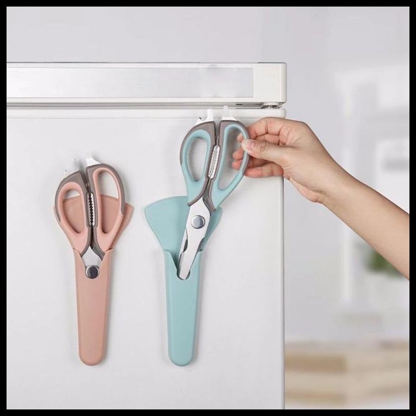 

[300Gr] T423 | Gunting Multifungsi 8In1 Kitchen Scissors/ Stainless Steel / Gunting Serbaguna 8In1