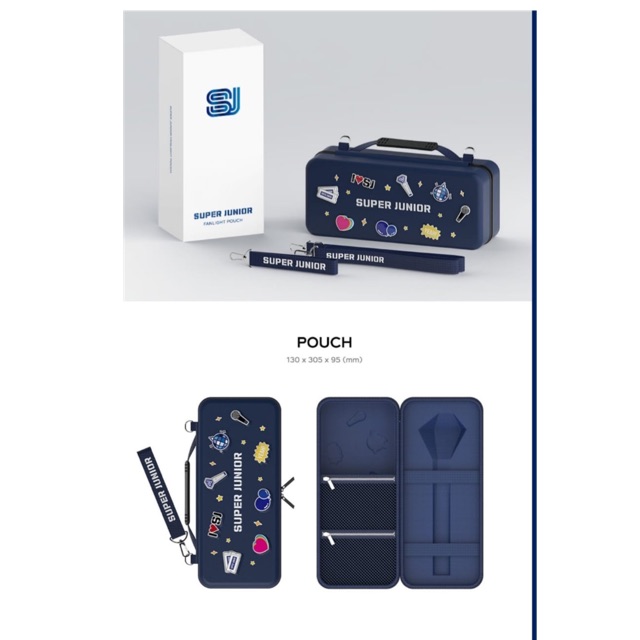 [PELUNASAN] POUCH SUPER JUNIOR FANLIGHT