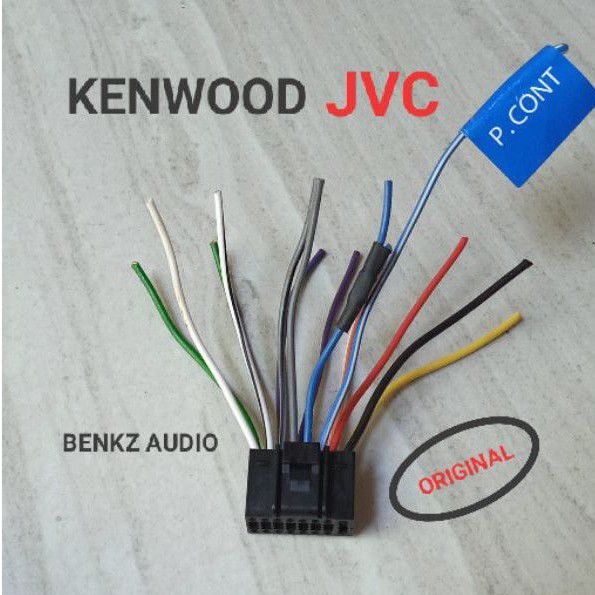 Soket jvc kenwood kabel socket headunit tape mobil JVC Kenwood 16 pin original