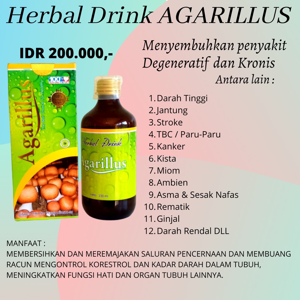 Agarillus Agarillus Original 100 Jaminan Berkhasiat Untu Membantu Penyembuhan Segala Penyakit Shopee Indonesia