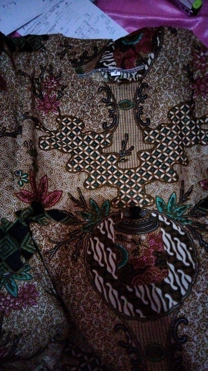 Atasan Batik Dolby Dolbi Dobby Doby Tenun Sutra Tulis Halus Katun Atbm Baron ,sarombit Atasan