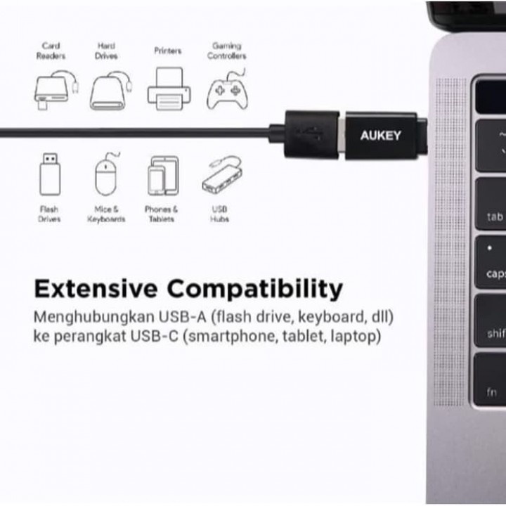 AUKEY CB-A1 - USB 3.0 to Type-C Adapter - For USB-C Supported Devices