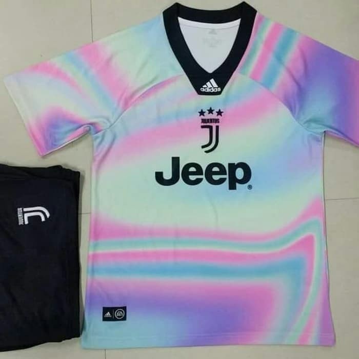 JERSEY BOLA JUVENTUS EA SPORTS 4TH KIDS 2018/2019 GRADE ORI
