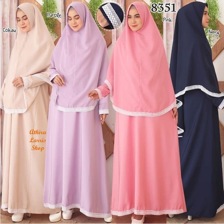 Setelan Gamis Syari Baju Gamis Wanita Terbaru 2022 Gamis Wolfis Dress Gamis Syari Syar’i Set Baju Ga