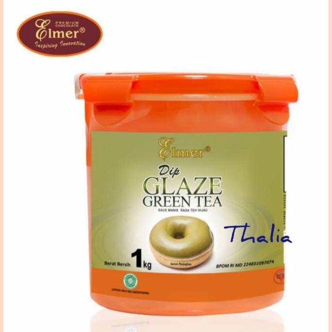 

ELMER DIP GLAZE GREENTEA 1KG TOPPING/ISIAN UNTUK DONAT/ROTI/CAKE DLL