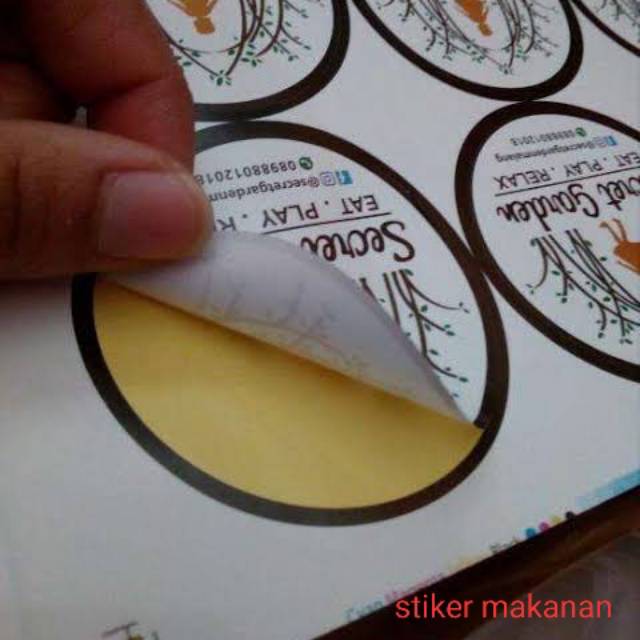 

Stiker Label Makanan Sudah Potongan Tinggal Tempel/ 400 perbiji