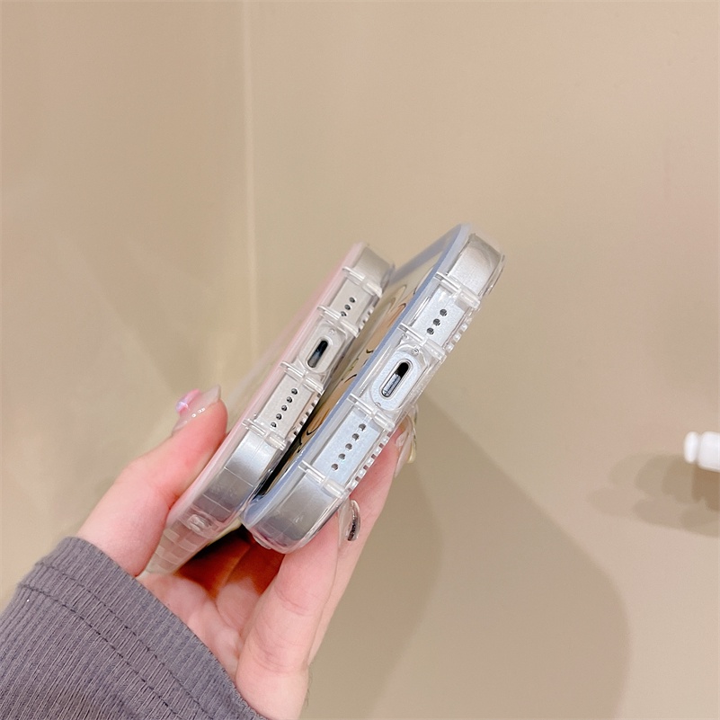 Soft Case Pelindung Kamera Motif Kartun Monster Kecil Tahan Banting Untuk iPhone 14 13 12 11 Pro Max X Xr Xs Max 7 8 6 6s Plus SE 2020