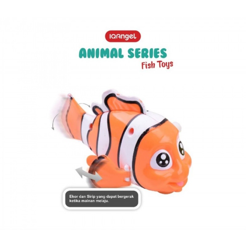 IQ Angel Animal Series Mainan Motorik Anak - Fish / Ikan - Random