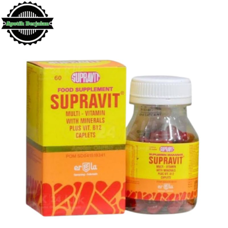 SUPRAVIT MULTI-VITAMIN MINERALS ISI 60 CAPS