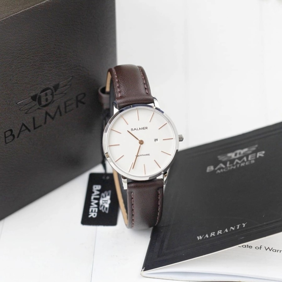 Balmer 8134 Jam Tangan Wanita Original Tali Kulit