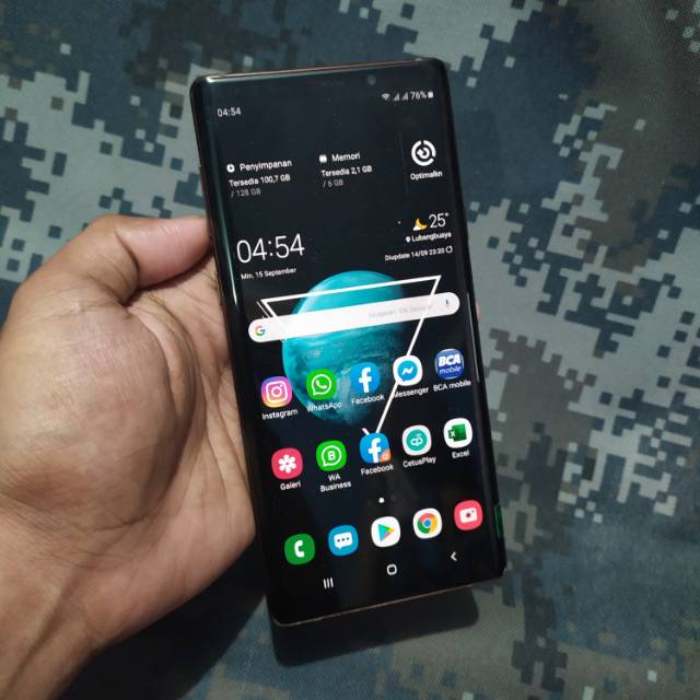 Handphone Hp Samsung Galaxy Note 9 6/128 SEIN Second Seken Bekas Murah