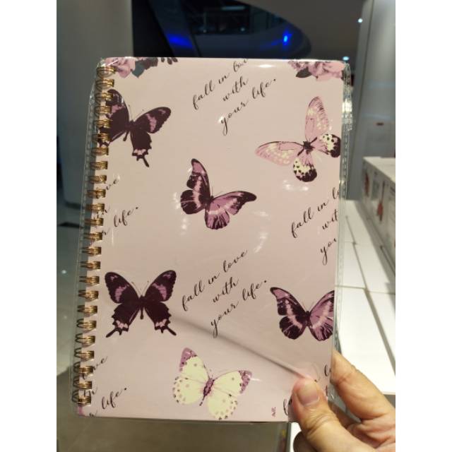

Butterfly Wirebound Book Miniso