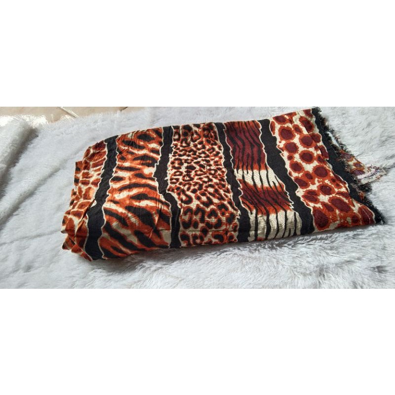 kain rayon murah motif macan