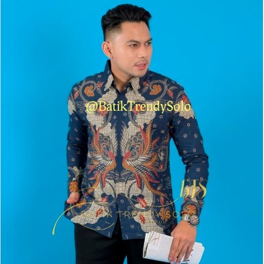 Hem  Kemeja Baju Batik Pria Cowok Laki Laki Slimfit Full Lapis Furing Lengan Panjang Lengan Pendek Original Asli Batik Jumanta Solo Laweyan Size S M L Xl XXL Bahan Katun Premium  968