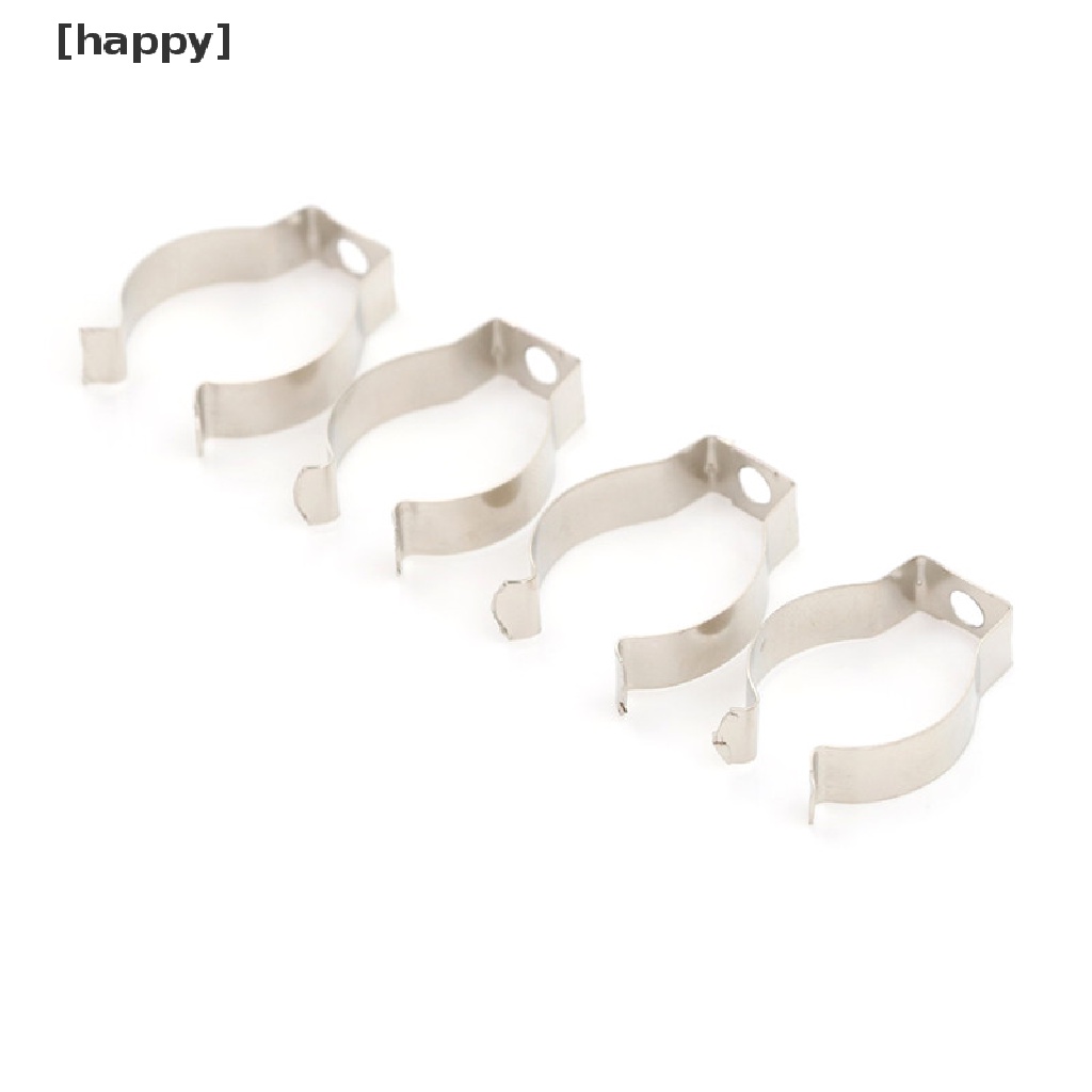 Ha 4pcs Klip Holder Lampu T8 Warna Silver