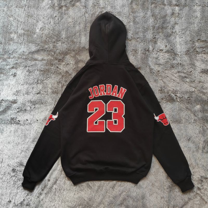 Sweater Hoodie Nike Air Jordan Bulls 23 Michael Jordan Fulltag &amp; Lebel