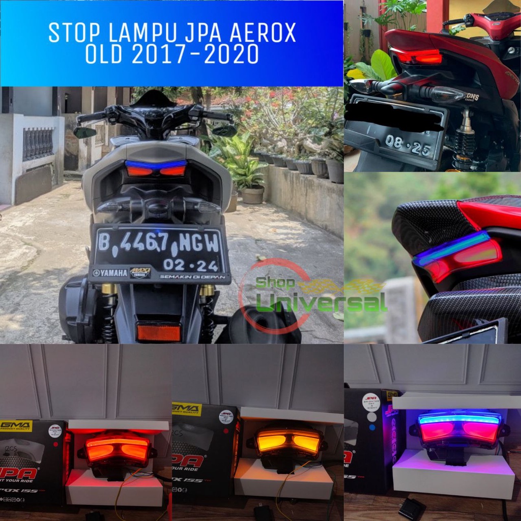 STOPLAMP AEROX JPA 3 IN 1 AEROX OLD 2017-2020 +FLASER SEN STOPLAMP AEROX 155