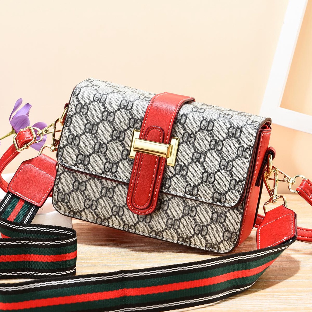 TASHAPPY JT8842 Tas SELEMPANG Wanita Motif Casual Keren Talpan model korea supplier tas import