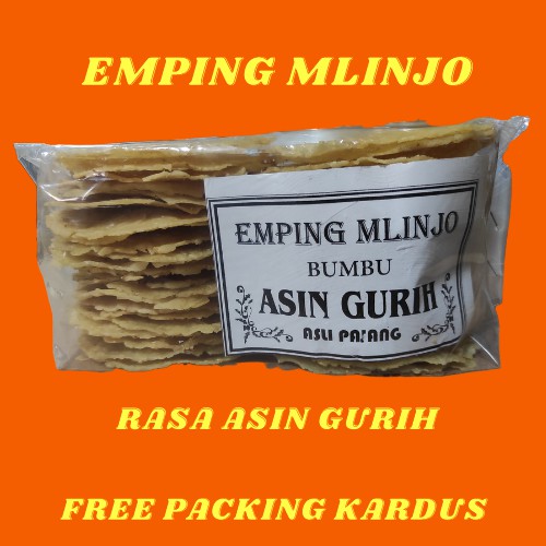 

EMPING MLINJO ASLI PAJANG (RASA ASIN GURIH)