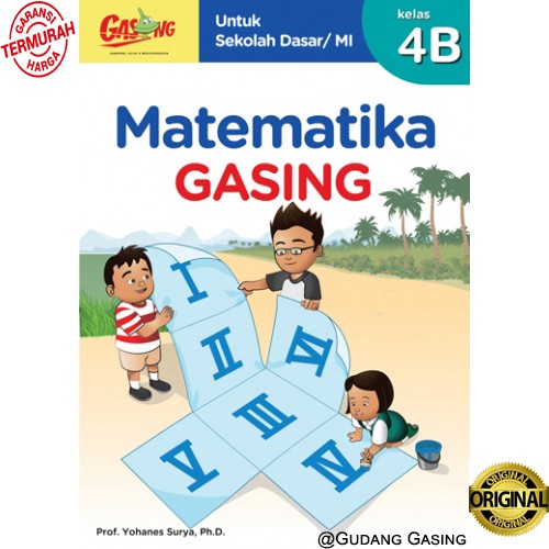 Buku Matematika Gasing SD 4B karya prof. Yohanes Surya