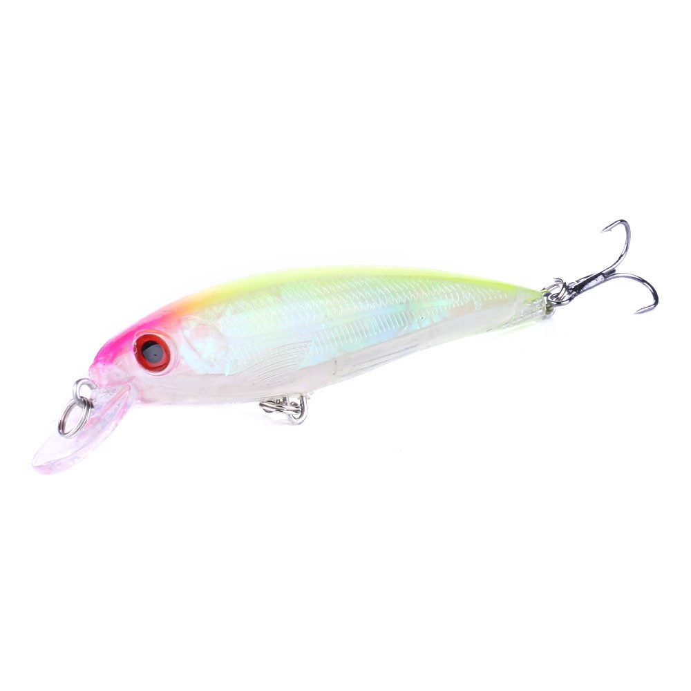 HENGJIA 10pcs Kail Umpan Model Ikan Minnow 10 Warna untuk Outdoor fishing lure swimbait tackle