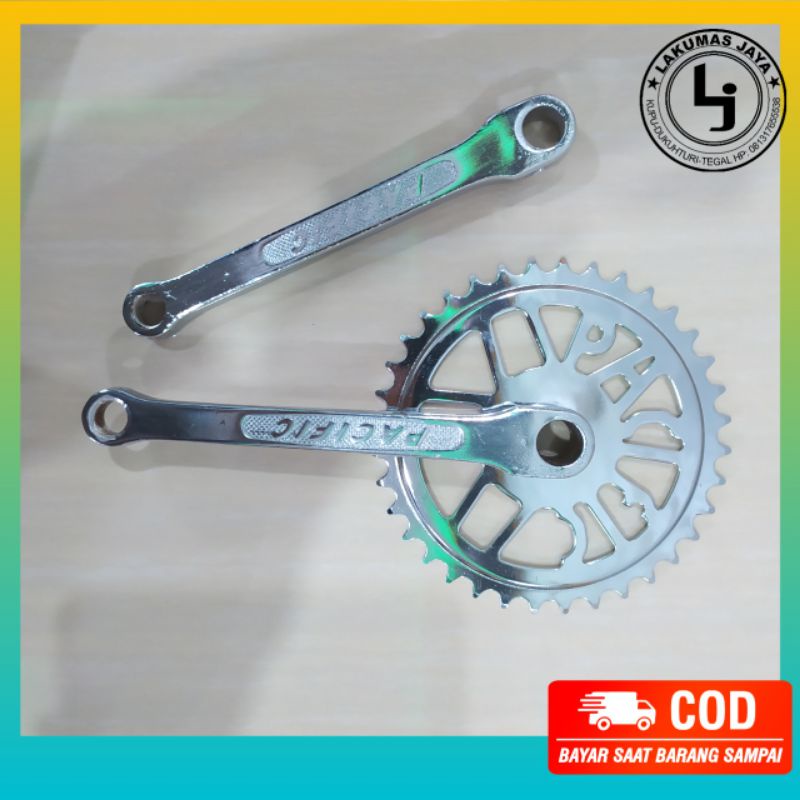 Gear Depan Sepeda Mini 36 T GIR CRANK TENGAH PEN SEPEDA