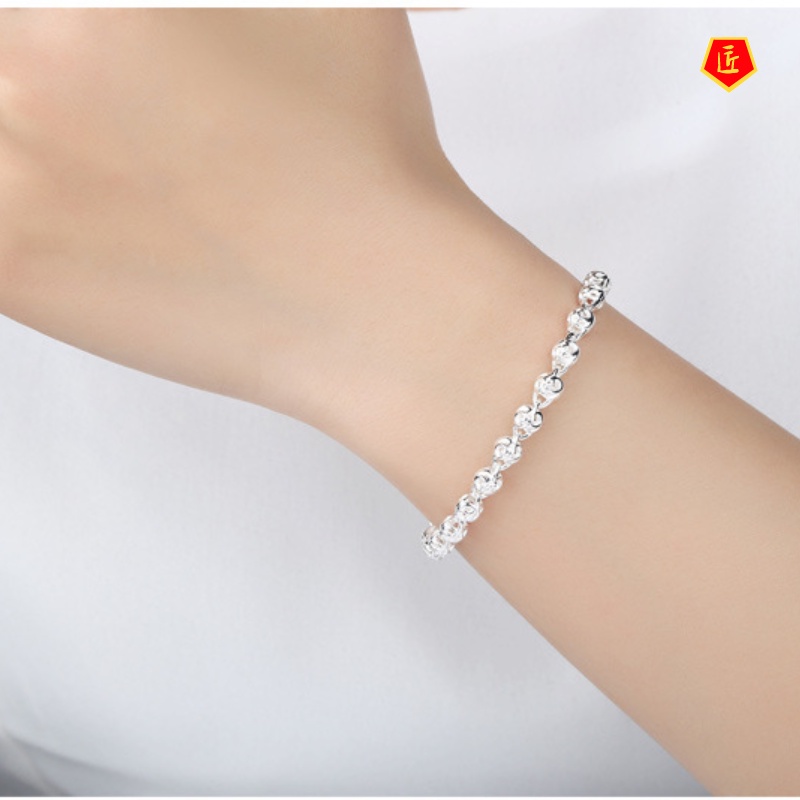 [Ready Stock]Hollow-out Exquisite Ball Bracelet