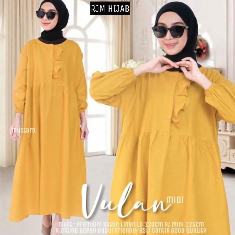vulan jumbo midi / gamis jumbo big size / gamis size jumbo XXXL / gamis kaos polos jumbo / gamis leb