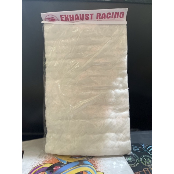 [ANTI BAKAR!!!] GASWOOL PUTIH KOTAK RACING GASPUL GLASSWOOL GLASWOL GASBUL