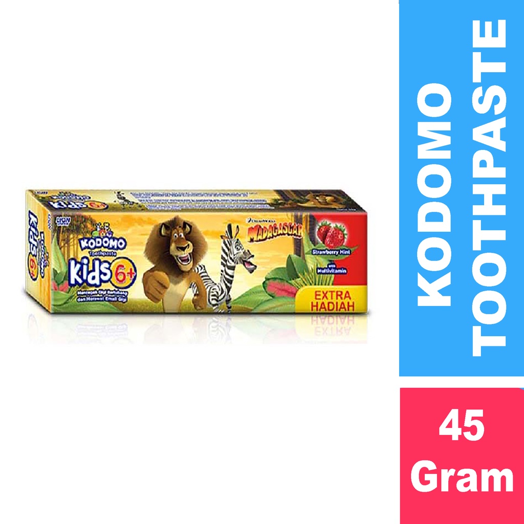 COD Kodomo Toothpaste Tube 45 gr (Orange) (Strawberry) (Melon) (Anggur)