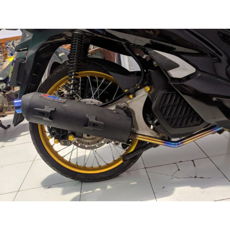 Knalpot WRC PCX Bluemoon