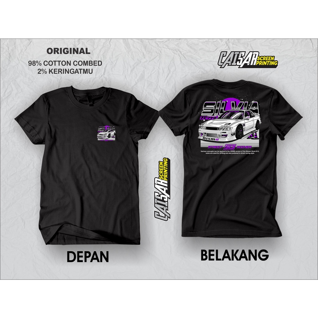 Kaos Mobil Nissan Silvia S13 JDM Legend Kaos JDM kaos Mobil Kaos Mobil balap