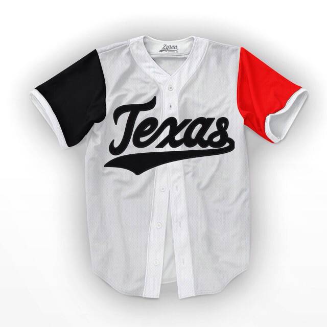 Baju jersey baseball texas allsize
