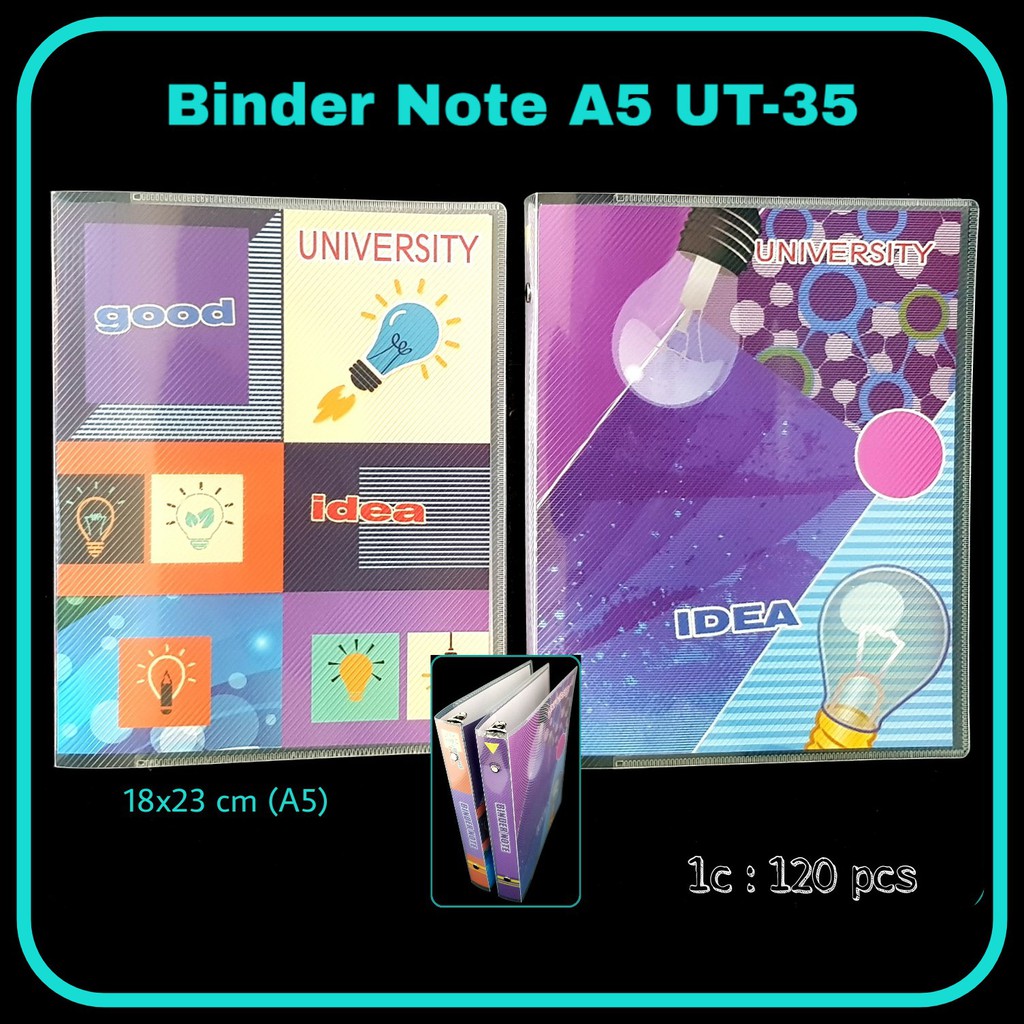 

ILP Binder Note MICROTOP Slip A5 University / Buku Ring / Bindernote / Buku Note