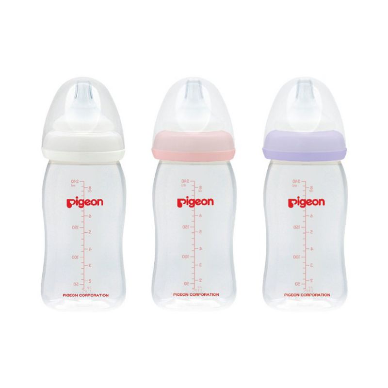 Pigeon Botol Susu PP WIDE NECK si 3pcs 160ml / 240ml (PAKET BELI 2 GRATIS 1)