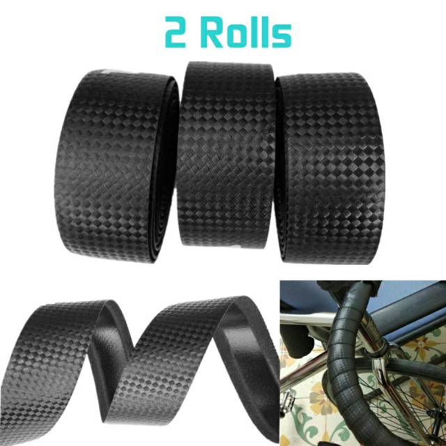 (MAINANKYU) Hand Grip Bar Tape Sepeda 2Roll - 70616 - Black