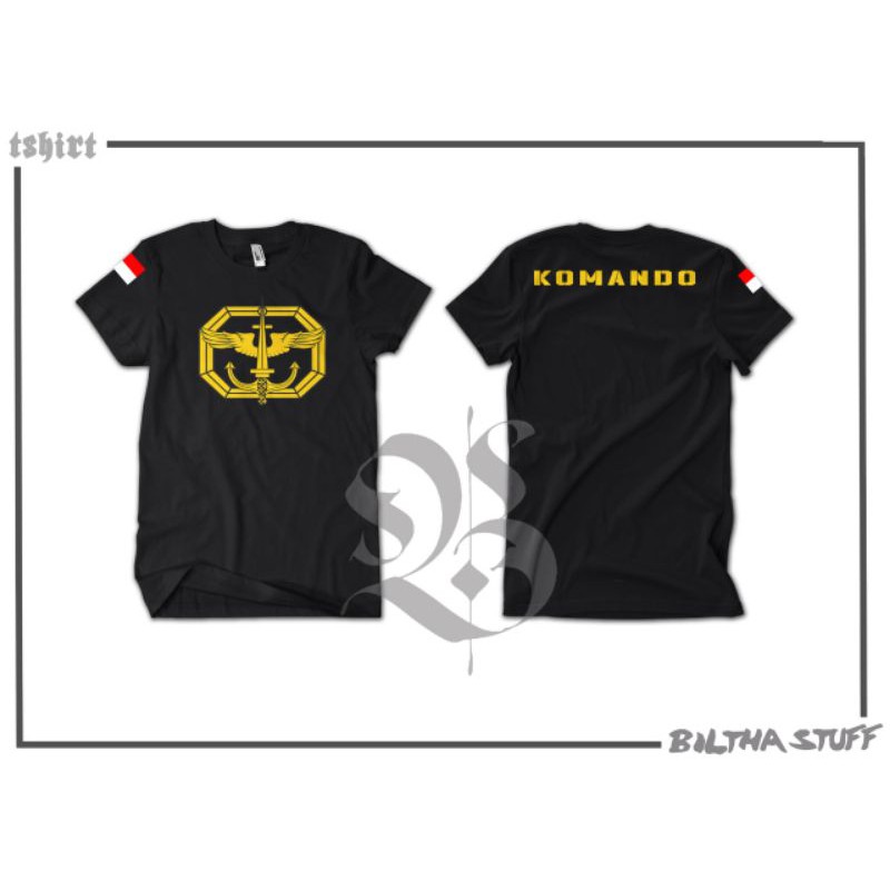 TSHIRT - BAJU - KAOS TNI KOMANDO