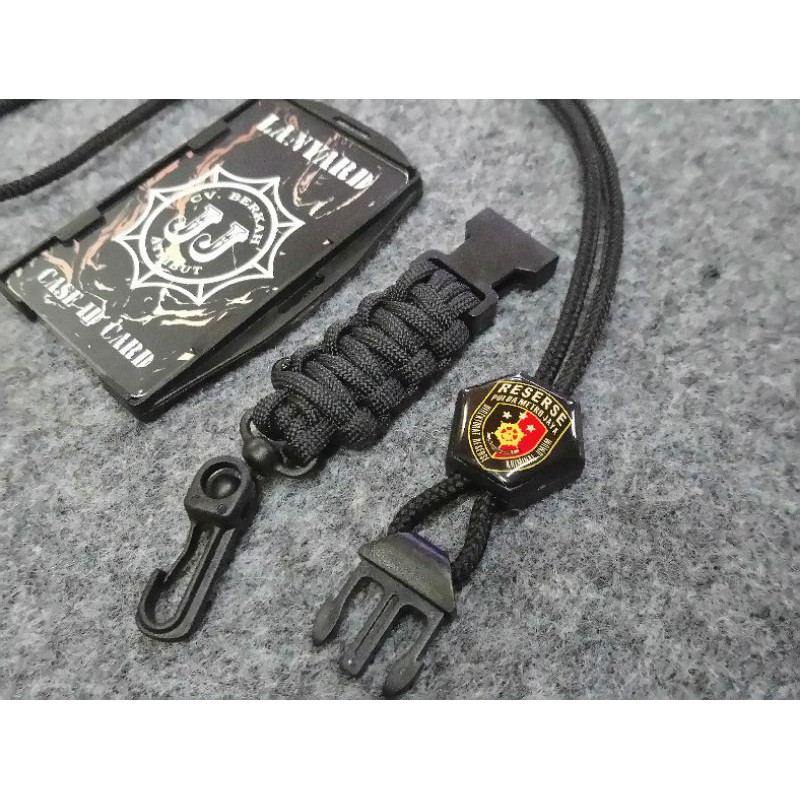 

lanyard tactical id case logo reserse polda metro jaya (reskrimum)