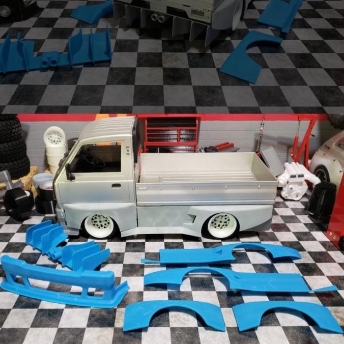 (Ready) WPL D12 Bodykit, WPL D12 Body kit, R3Design