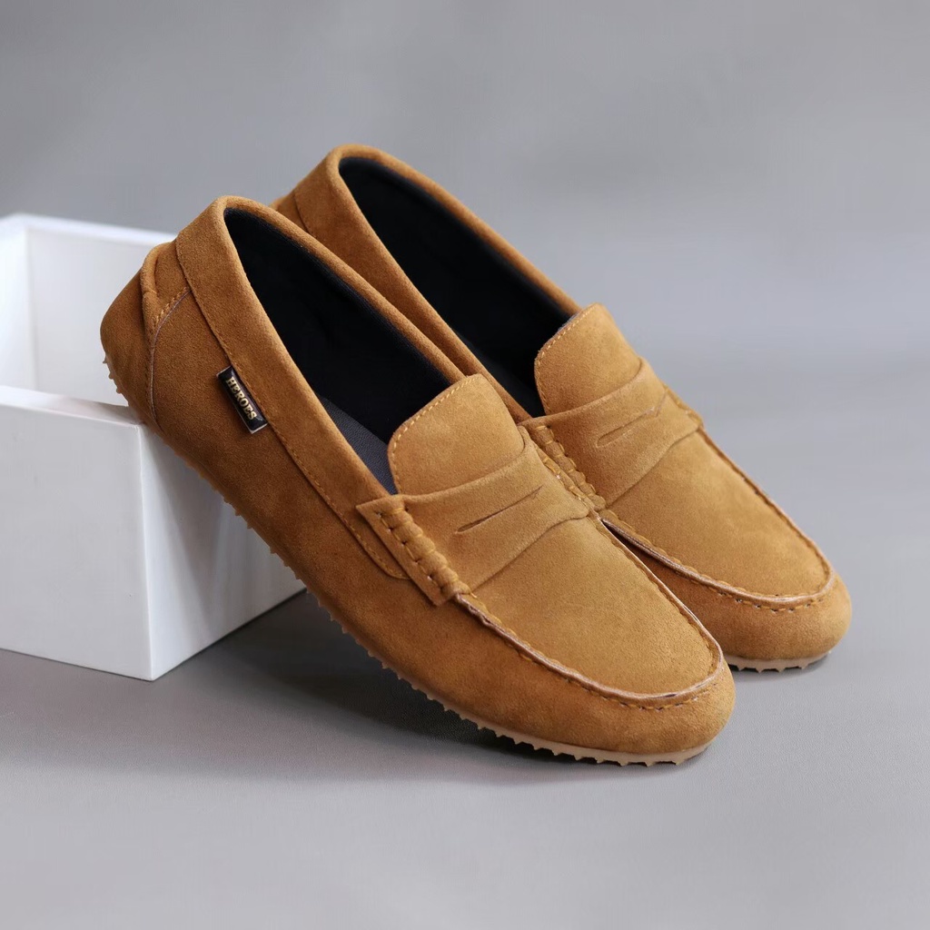 SEPATU SLIP ON LOAFERS PRIA DEWASA HEROES 00 SUEDE PREMIUM FORMAL CASUAL SLIP ON PRIA KERJA KANTOR GURU PNS PESTA RESMI NYAMAN || SLIP ON PRIA PANSUS BERKUALITAS 2022